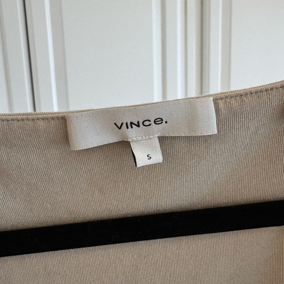 Vince Women's Cream Square Neck Top - Picture 4 of 4